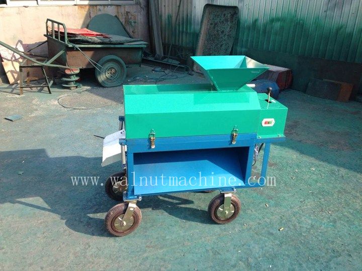 Green walnut shell separator for mexico
